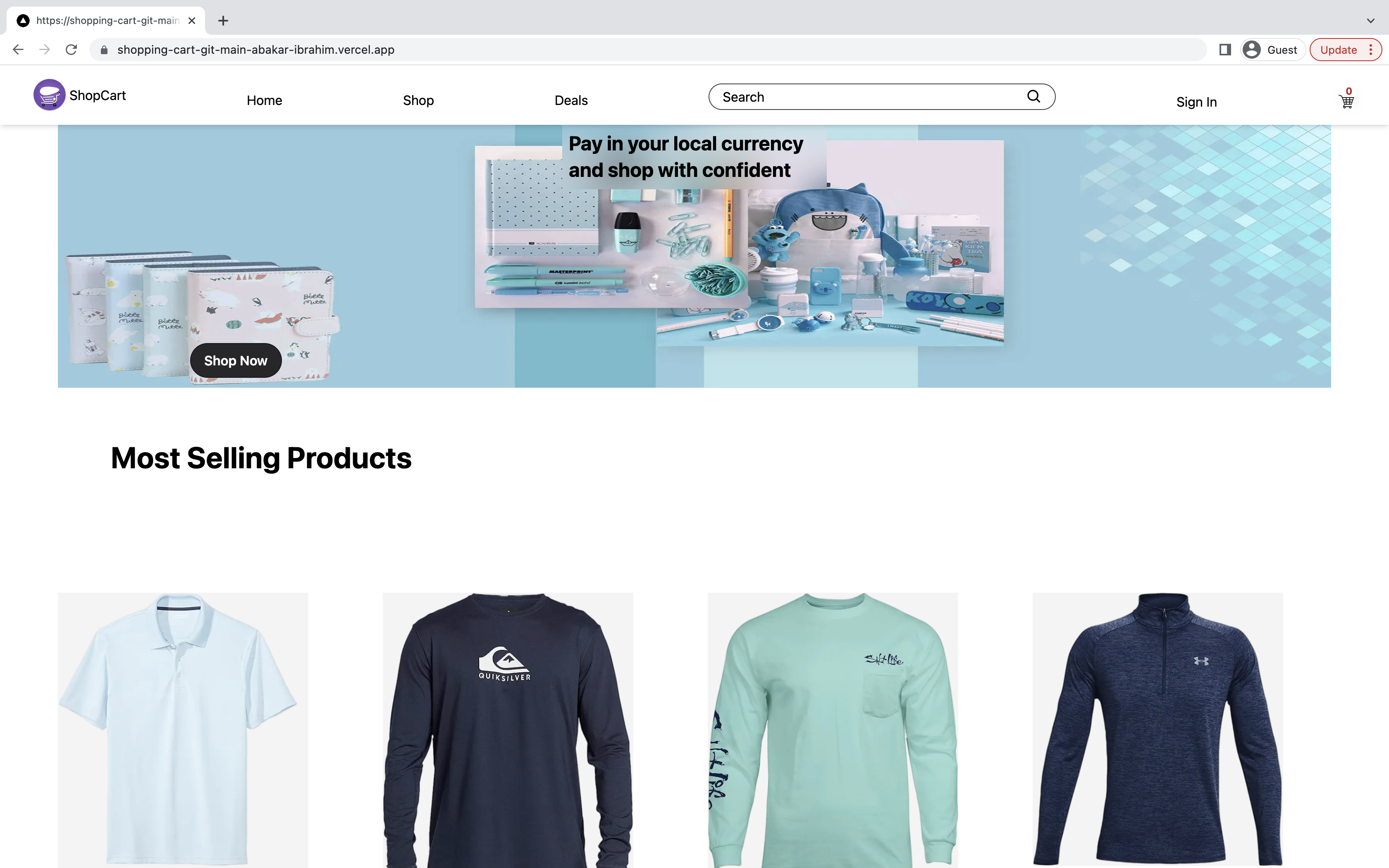 Full-stack web app with Nextjs